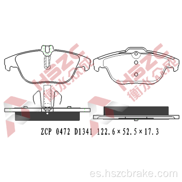 Padera de freno de cerámica FMSI D1341 para Mercedes-Benz